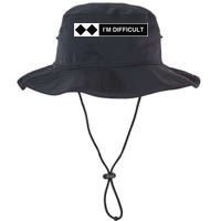 I'm Difficult Ski Snowboard Funny Snowboarding Winter Premium Bucket Hat