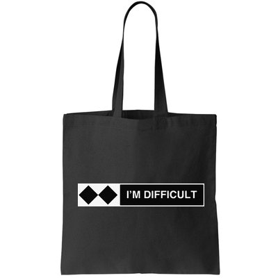 I'm Difficult Ski Snowboard Funny Snowboarding Winter Premium Bag