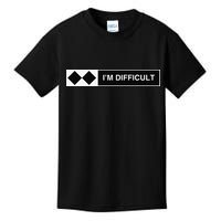 I'm Difficult Ski Snowboard Funny Snowboarding Winter Premium Kids T-Shirt
