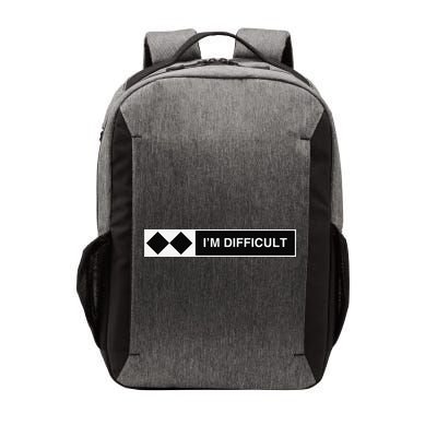 I'm Difficult Ski Snowboard Funny Snowboarding Winter Premium Vector Backpack