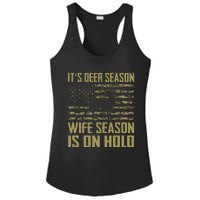 ItS Deer Season Wife Season Is On Hold Ladies PosiCharge Competitor Racerback Tank