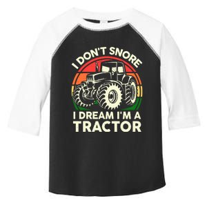 I DonT Snore I Dream IM Tractor Farmer Dad Gift Funny Papa Toddler Fine Jersey T-Shirt