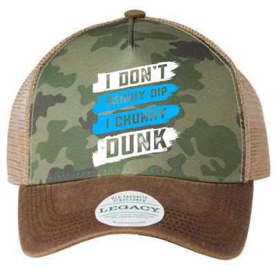 I Dont Skinny Dip I Chunky Dunk Legacy Tie Dye Trucker Hat