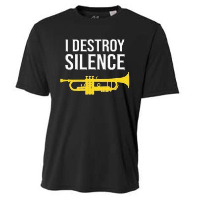 I Destroy Silence Concert Band Marching Band Cooling Performance Crew T-Shirt