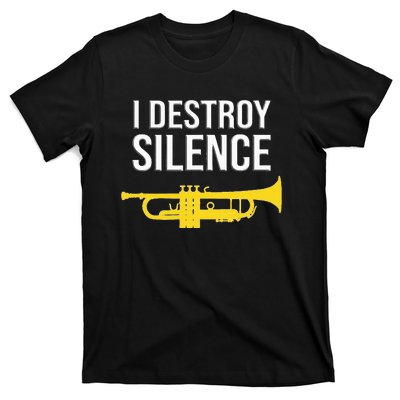 I Destroy Silence Concert Band Marching Band T-Shirt