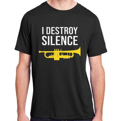 I Destroy Silence Concert Band Marching Band Adult ChromaSoft Performance T-Shirt