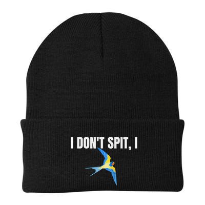 I Dont Spit I Swallow Funny Bird Watching Party Bbq Party Beanie