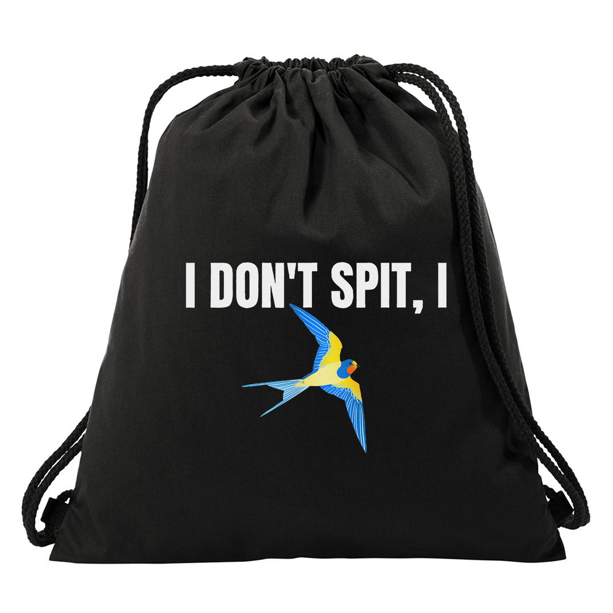 I Dont Spit I Swallow Funny Bird Watching Party Bbq Party Drawstring Bag