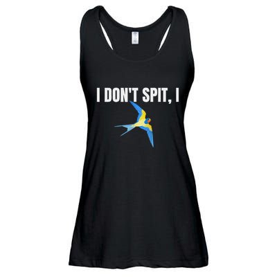 I Dont Spit I Swallow Funny Bird Watching Party Bbq Party Ladies Essential Flowy Tank