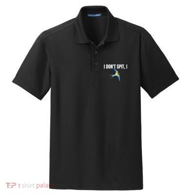 I Dont Spit I Swallow Funny Bird Watching Party Bbq Party Dry Zone Grid Polo