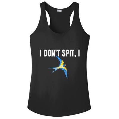 I Dont Spit I Swallow Funny Bird Watching Party Bbq Party Ladies PosiCharge Competitor Racerback Tank