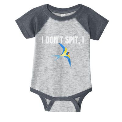 I Dont Spit I Swallow Funny Bird Watching Party Bbq Party Infant Baby Jersey Bodysuit