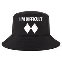 I'm Difficult Skiing Skier Snowboard Double Black Diamonds Cool Comfort Performance Bucket Hat