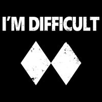 I'm Difficult Skiing Skier Snowboard Double Black Diamonds Impact Tech Backpack