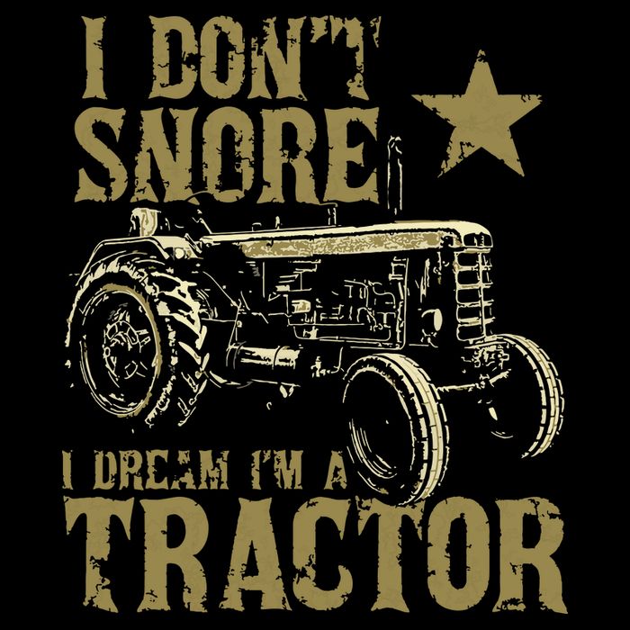 I Dont Snore I Dream Im A Tractor Shirts Funny Tractor Gift City Backpack