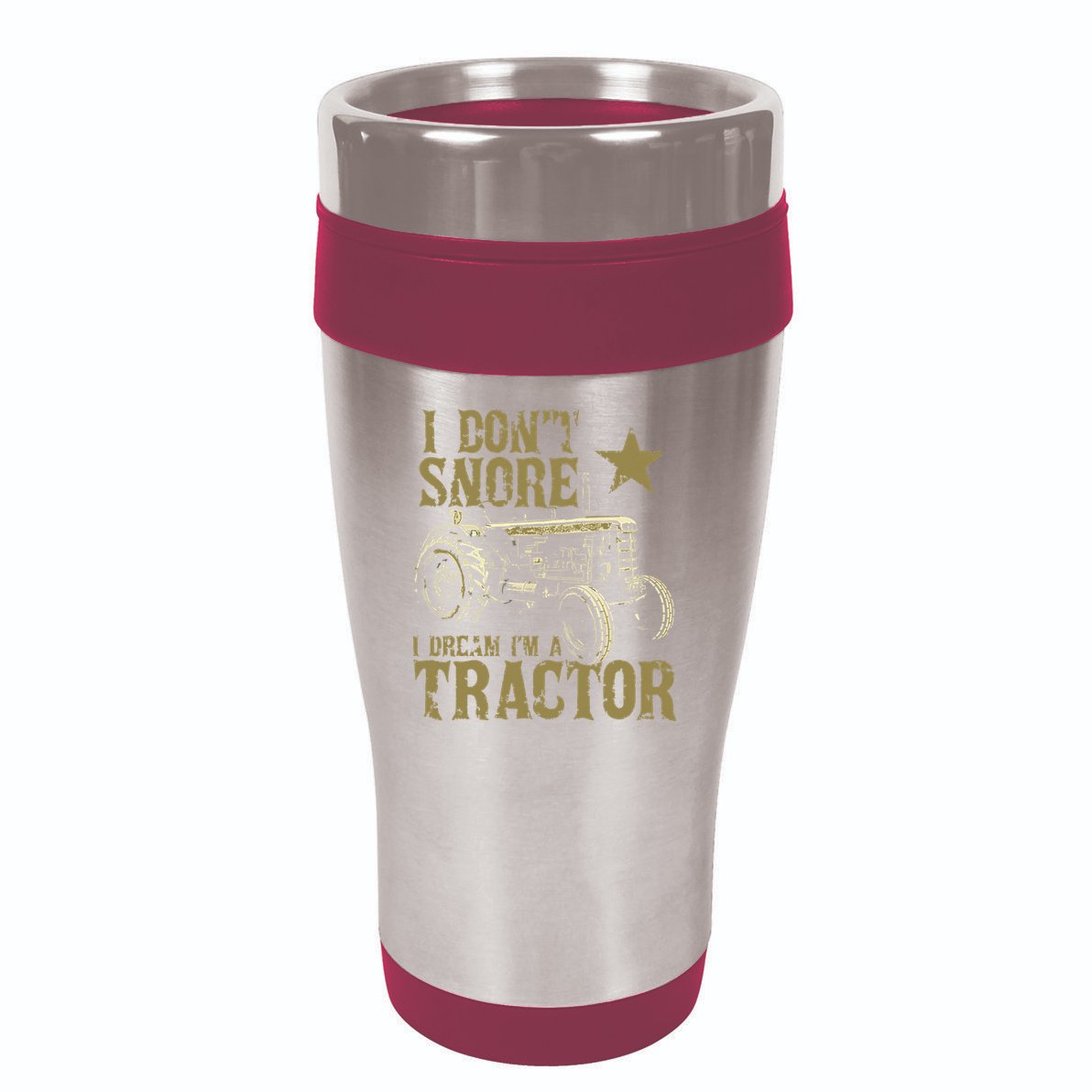 I Dont Snore I Dream Im A Tractor Shirts Funny Tractor Gift 16oz Travel Tumbler