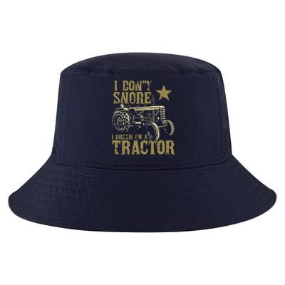 I Dont Snore I Dream Im A Tractor Shirts Funny Tractor Gift Cool Comfort Performance Bucket Hat