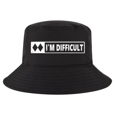 I'm Difficult Skiing Skier Snowboard Double Black Diamonds Cool Comfort Performance Bucket Hat