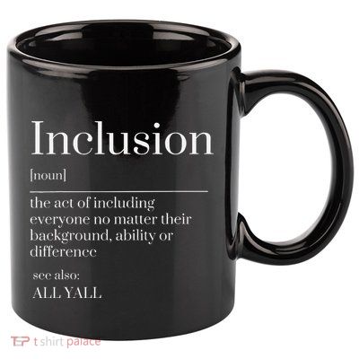 Inclusion Definition Southern Style All Yall Neurodivergent 11oz C Handle Ceramic Mug
