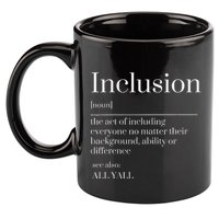 Inclusion Definition Southern Style All Yall Neurodivergent 11oz C Handle Ceramic Mug