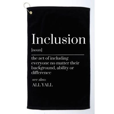 Inclusion Definition Southern Style All Yall Neurodivergent Golf Towel