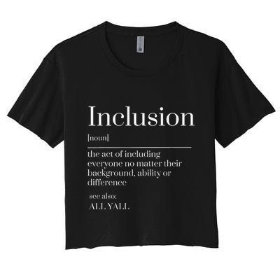 Inclusion Definition Southern Style All Yall Neurodivergent Crop Top