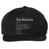 Inclusion Definition Southern Style All Yall Neurodivergent Wool Snapback Cap