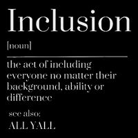 Inclusion Definition Southern Style All Yall Neurodivergent Kids T-Shirt
