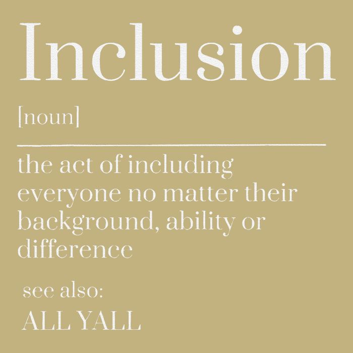 Inclusion Definition Southern Style All Yall Neurodivergent Cooling Performance Crew T-Shirt