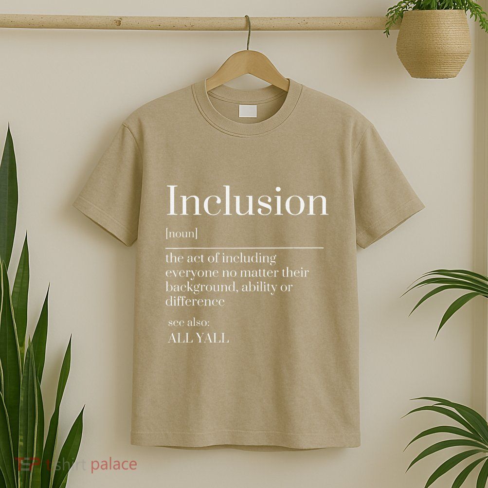 Inclusion Definition Southern Style All Yall Neurodivergent T-Shirt