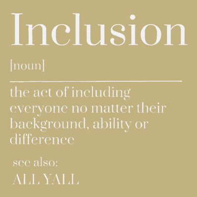 Inclusion Definition Southern Style All Yall Neurodivergent T-Shirt