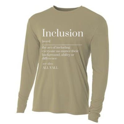 Inclusion Definition Southern Style All Yall Neurodivergent Cooling Performance Long Sleeve Crew