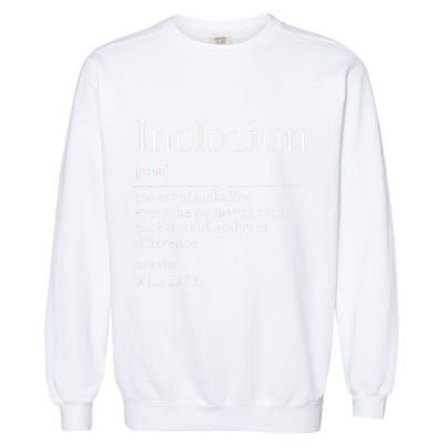 Inclusion Definition Southern Style All Yall Neurodivergent Garment-Dyed Sweatshirt
