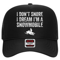 I DonT Snore I Dream IM A Snowmobile Funny Snoring Hat