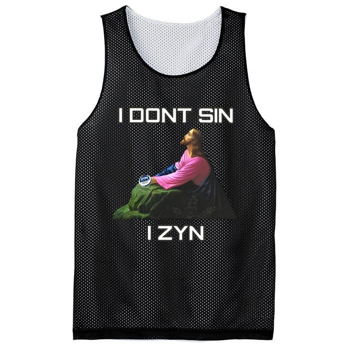 I Dont Sin I Zyn Mesh Reversible Basketball Jersey Tank