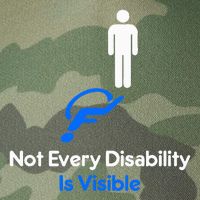 Invisible Disability Stick Figure With Wheelchair Shadow Legacy Tie Dye Trucker Hat