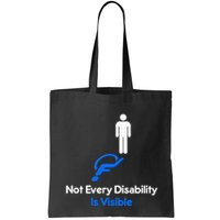 Invisible Disability Stick Figure With Wheelchair Shadow Bag