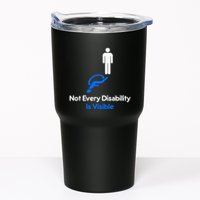 Invisible Disability Stick Figure With Wheelchair Shadow Tumbler