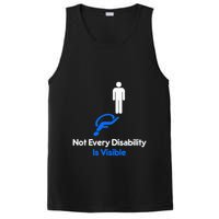 Invisible Disability Stick Figure With Wheelchair Shadow PosiCharge Competitor Tank