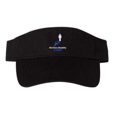 Invisible Disability Stick Figure With Wheelchair Shadow Visor