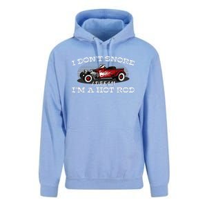 I Don't Snore I Dream I'm a Hot Rod Muscle Car Lovers Gift  Unisex Surf Hoodie