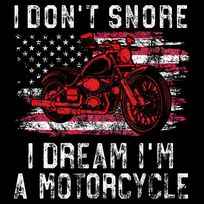 I DonT Snore I Dream IM A Motorcycle Club Snoring Biker Impact Tech Backpack