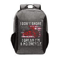 I DonT Snore I Dream IM A Motorcycle Club Snoring Biker Vector Backpack