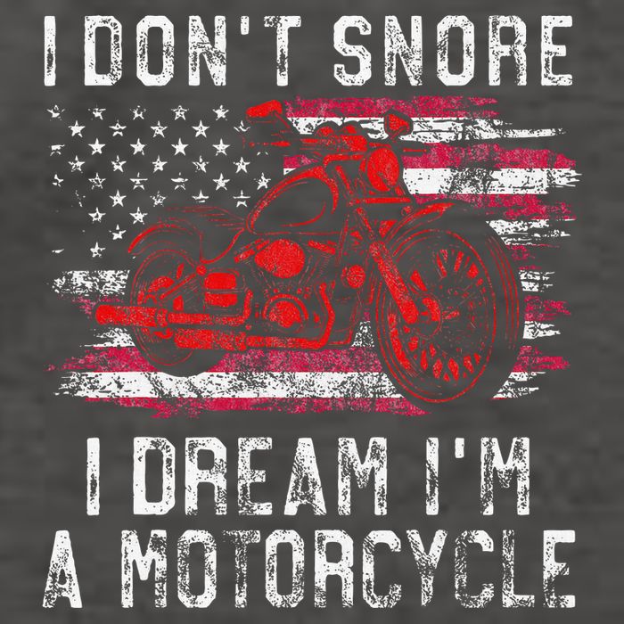 I DonT Snore I Dream IM A Motorcycle Club Snoring Biker Vector Backpack