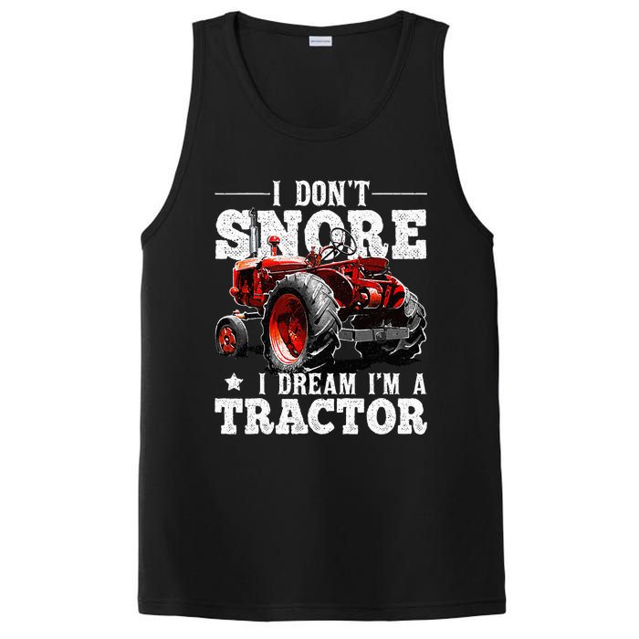 I DonT Snore I Dream IM A Tractor Farmer Tractor PosiCharge Competitor Tank