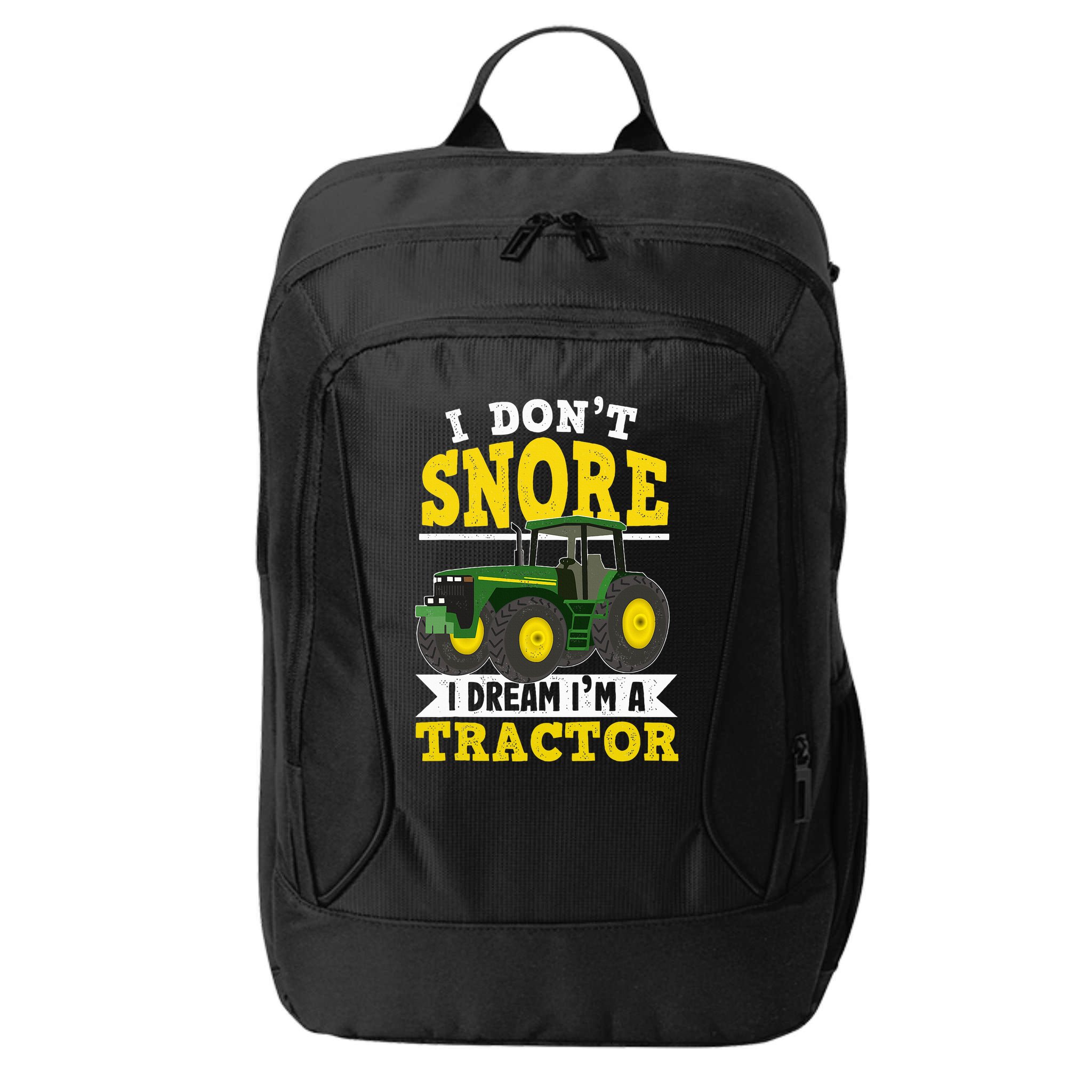 I don't snore I dream I am a tractor gift idea for farmer  City Backpack
