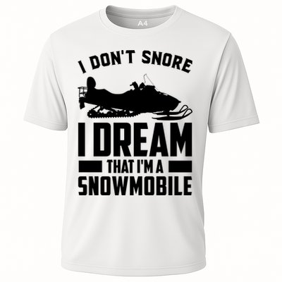 I Don't Snore I Dream That I'm A Snowmobile Performance Shirt