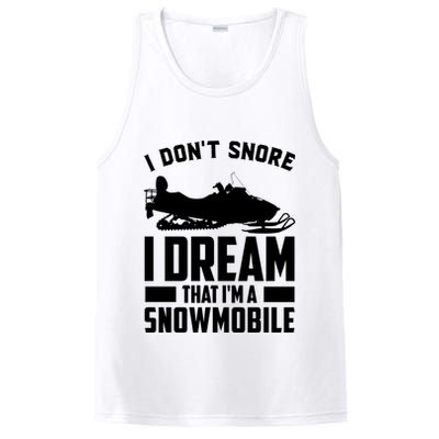 I Don't Snore I Dream That I'm A Snowmobile PosiCharge Competitor Tank