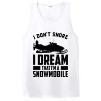 I Don't Snore I Dream That I'm A Snowmobile PosiCharge Competitor Tank