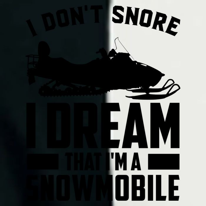 I Don't Snore I Dream That I'm A Snowmobile Infant Baby Jersey Bodysuit